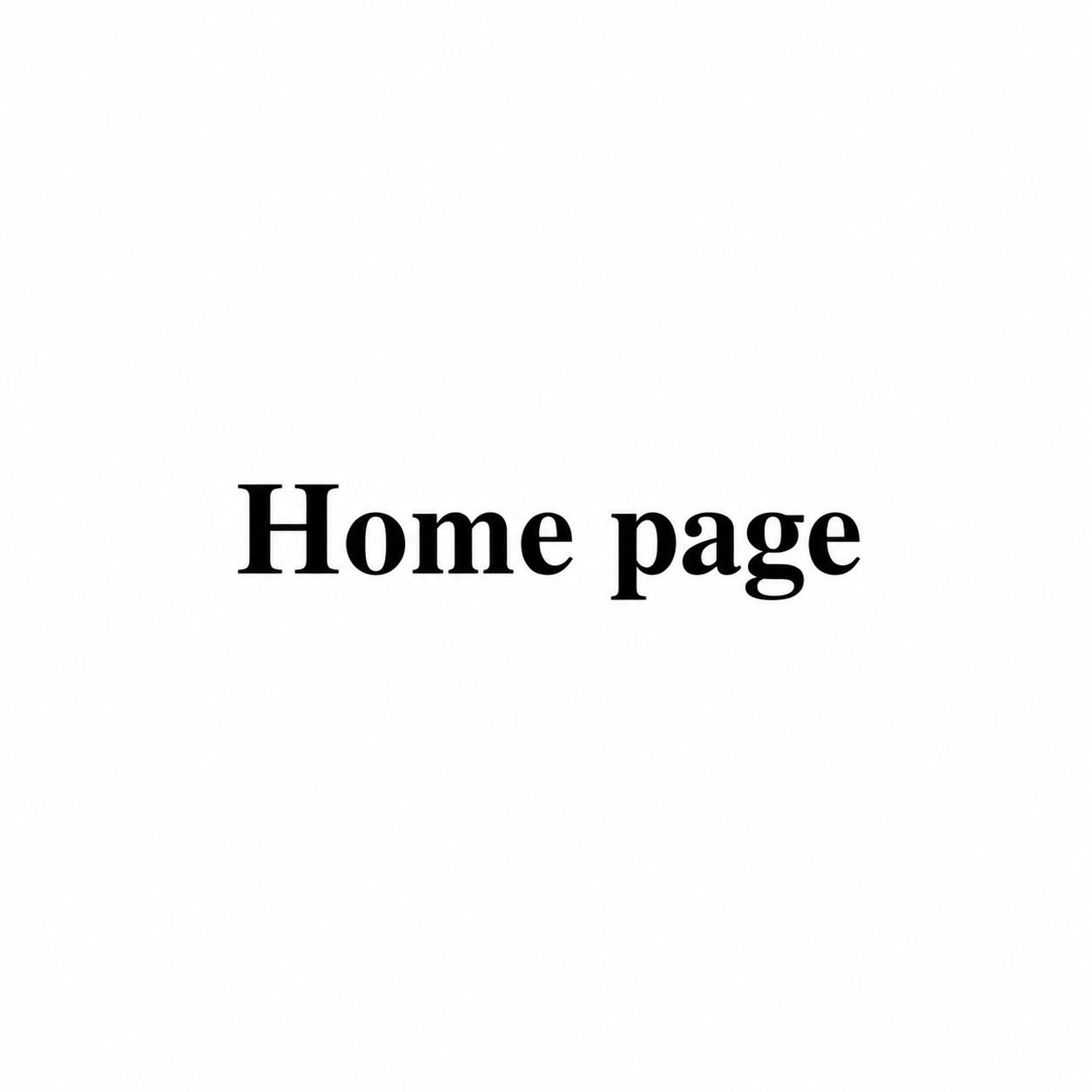 Home page